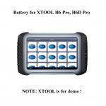 Battery Replacement for XTOOL H6 Pro Master H6D Pro Heavy Duty